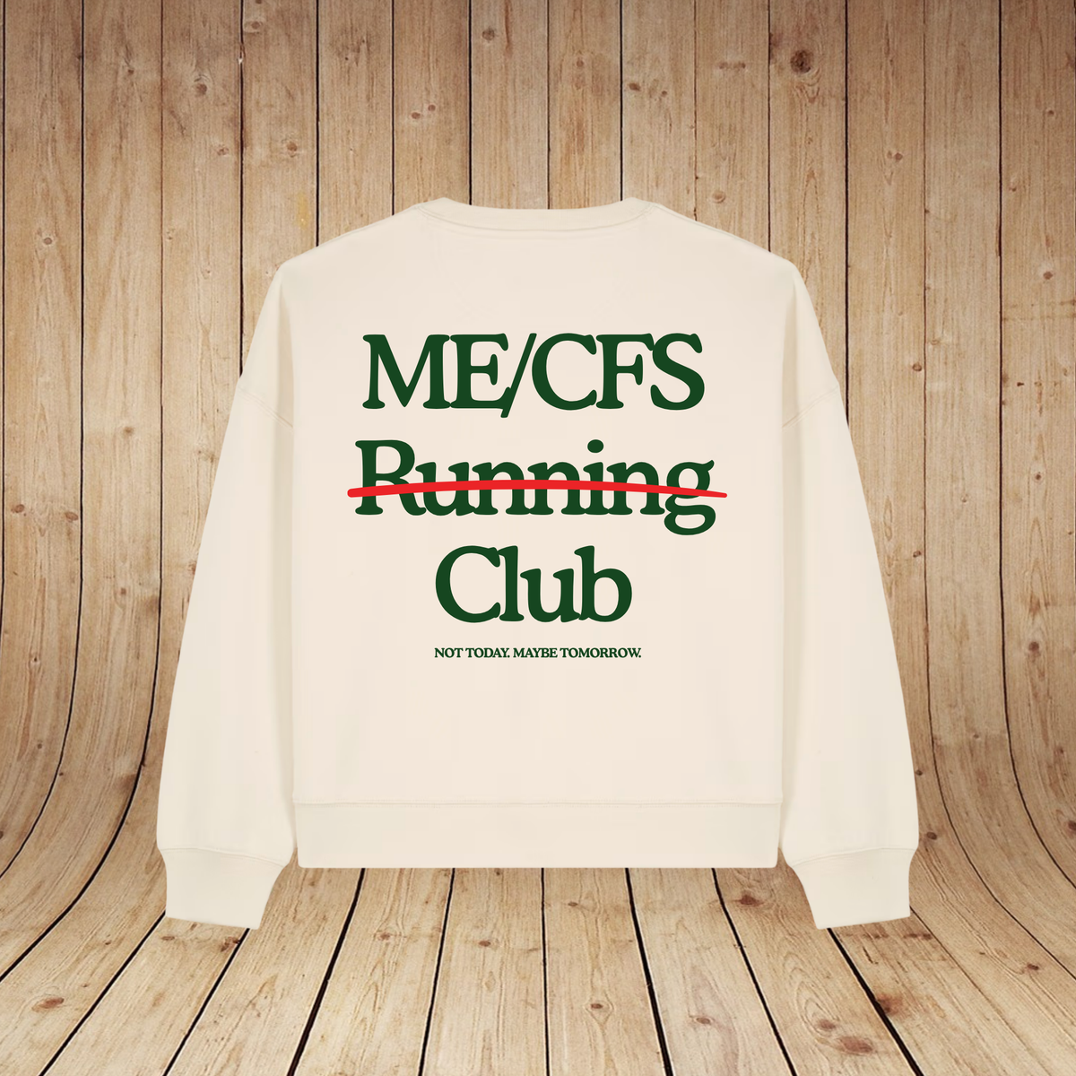 ME/CFS "Not" Running Club | Silent Special Edition | Ladies Sweatshirt