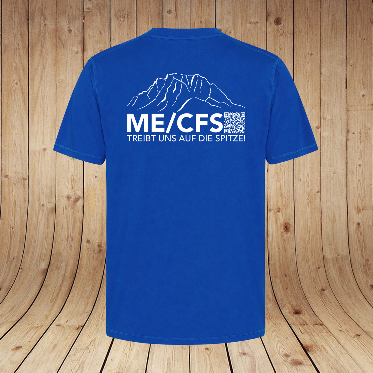 ME/CFS Treibt uns auf die Spitze V2 | Backprint | Funktions-Shirt
