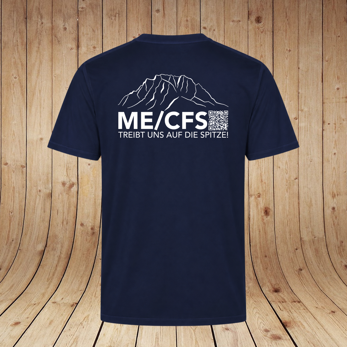 ME/CFS Treibt uns auf die Spitze V2 | Backprint | Funktions-Shirt