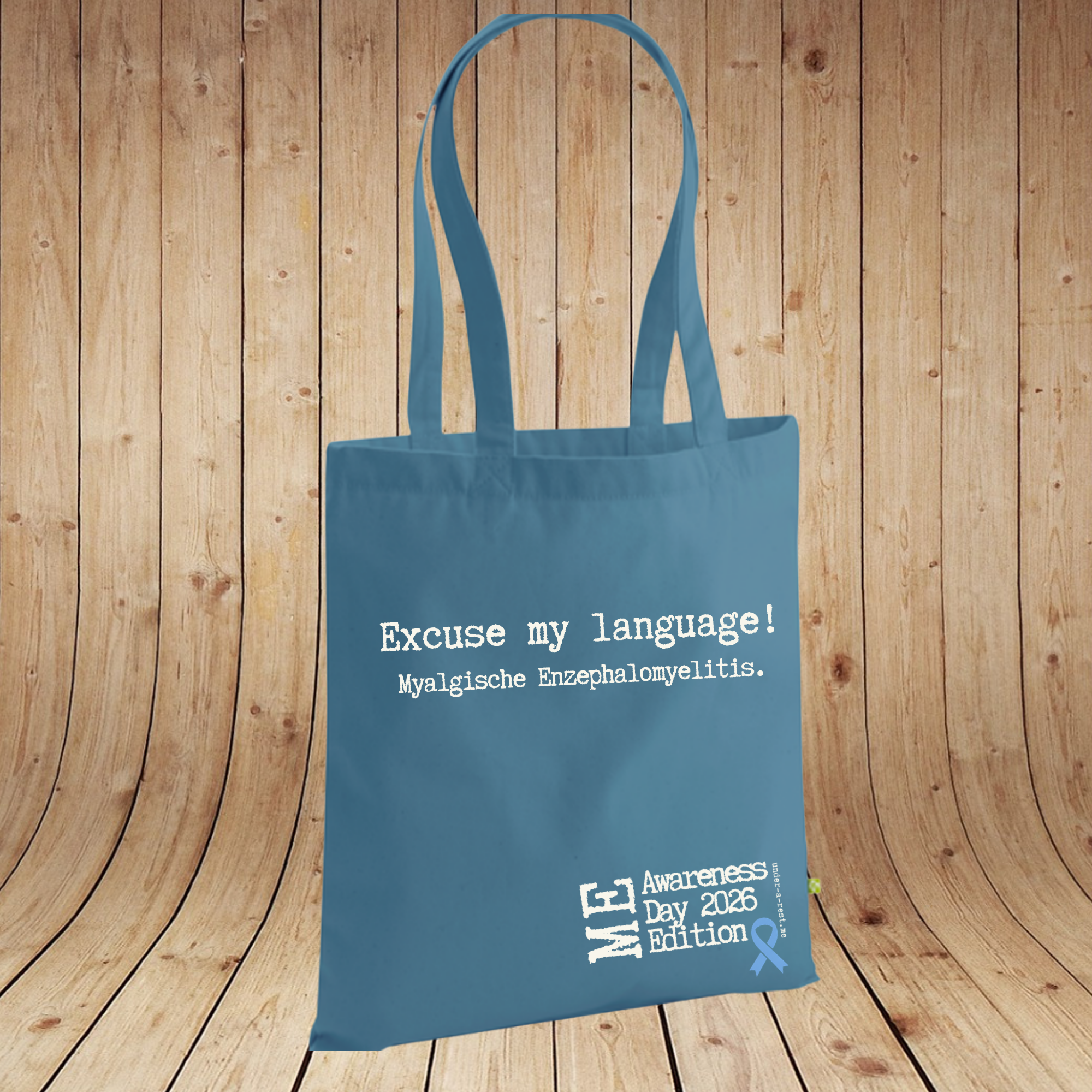 Excuse my language! | Exklusiv ME Awarenss Day 2026 | Blue | Shopper Bag