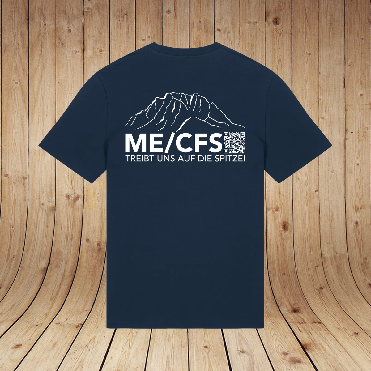 ME/CFS Treibt uns auf die Spitze V1 | Backprint | T-Shirt