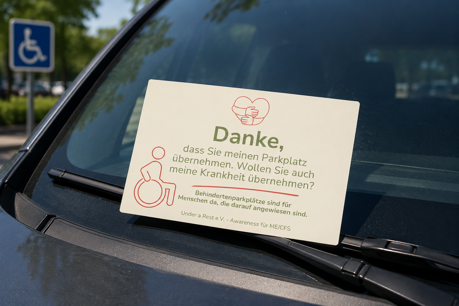 Parkplatz Dankeskarte | UAR